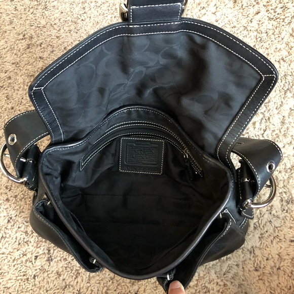 COACH Hobo Style Front Buckle F05S-3653 Purse - Picture 4 of 4